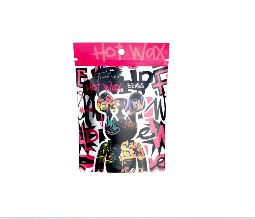 FreiAVIVER Воск для депиляции бровей и лица Hot Wax "Bears" розовый, 100гр